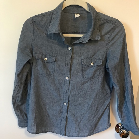 Old Navy Tops - Old Navy chambray shirt